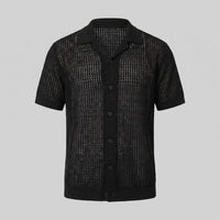 Griffin Open Knit Short Sleeve Shirt