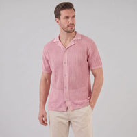 Griffin Open Knit Short Sleeve Shirt