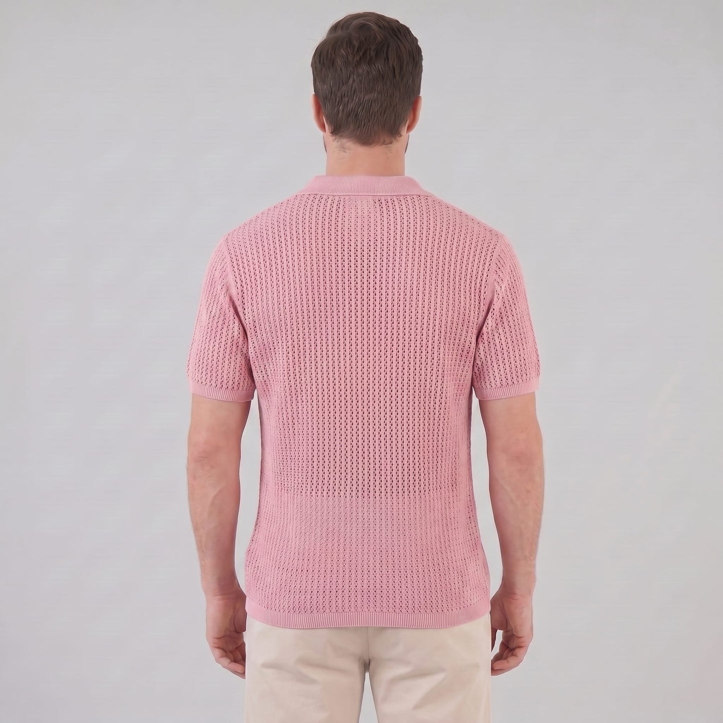 Griffin Open Knit Short Sleeve Shirt_18
