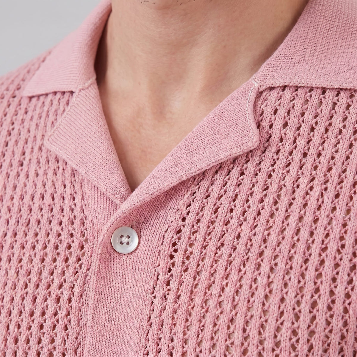Griffin Open Knit Short Sleeve Shirt