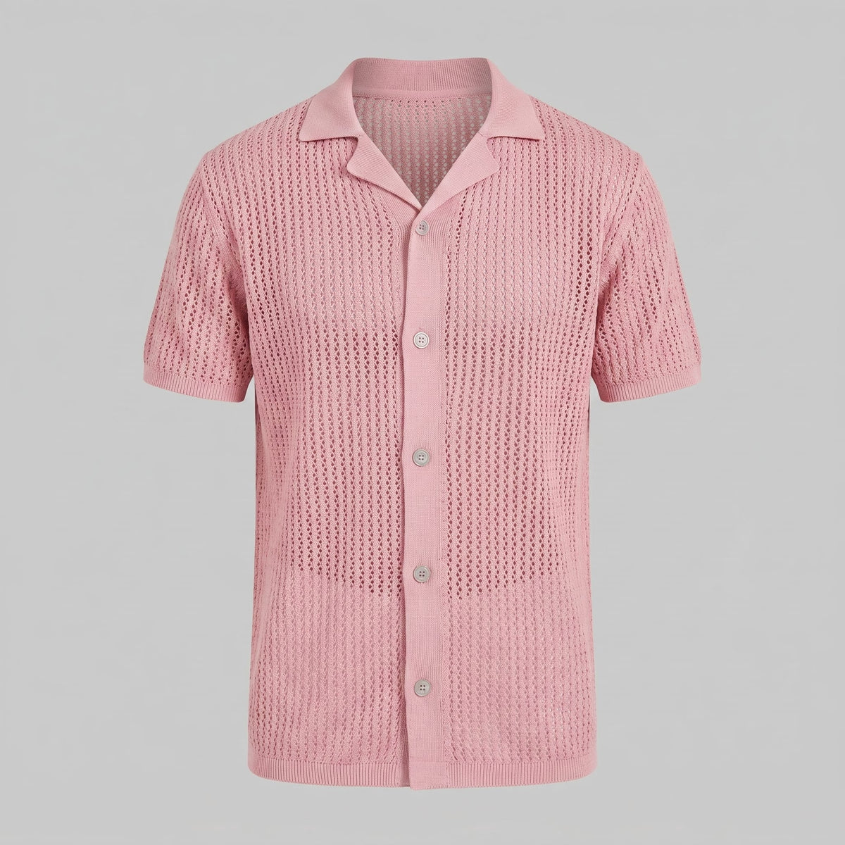 Griffin Open Knit Short Sleeve Shirt
