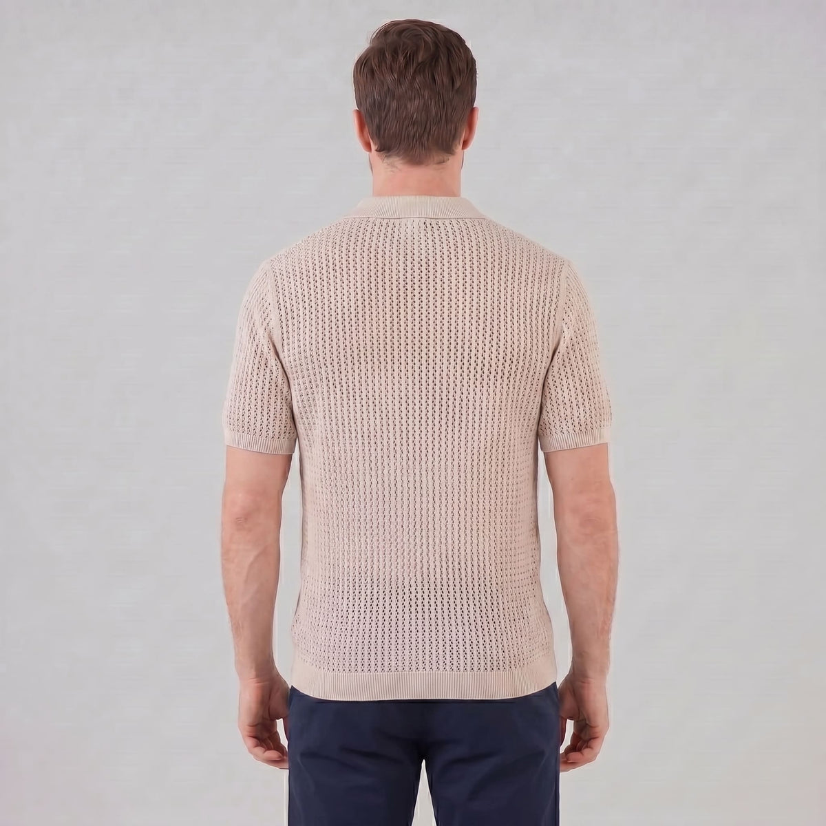 Griffin Open Knit Short Sleeve Shirt