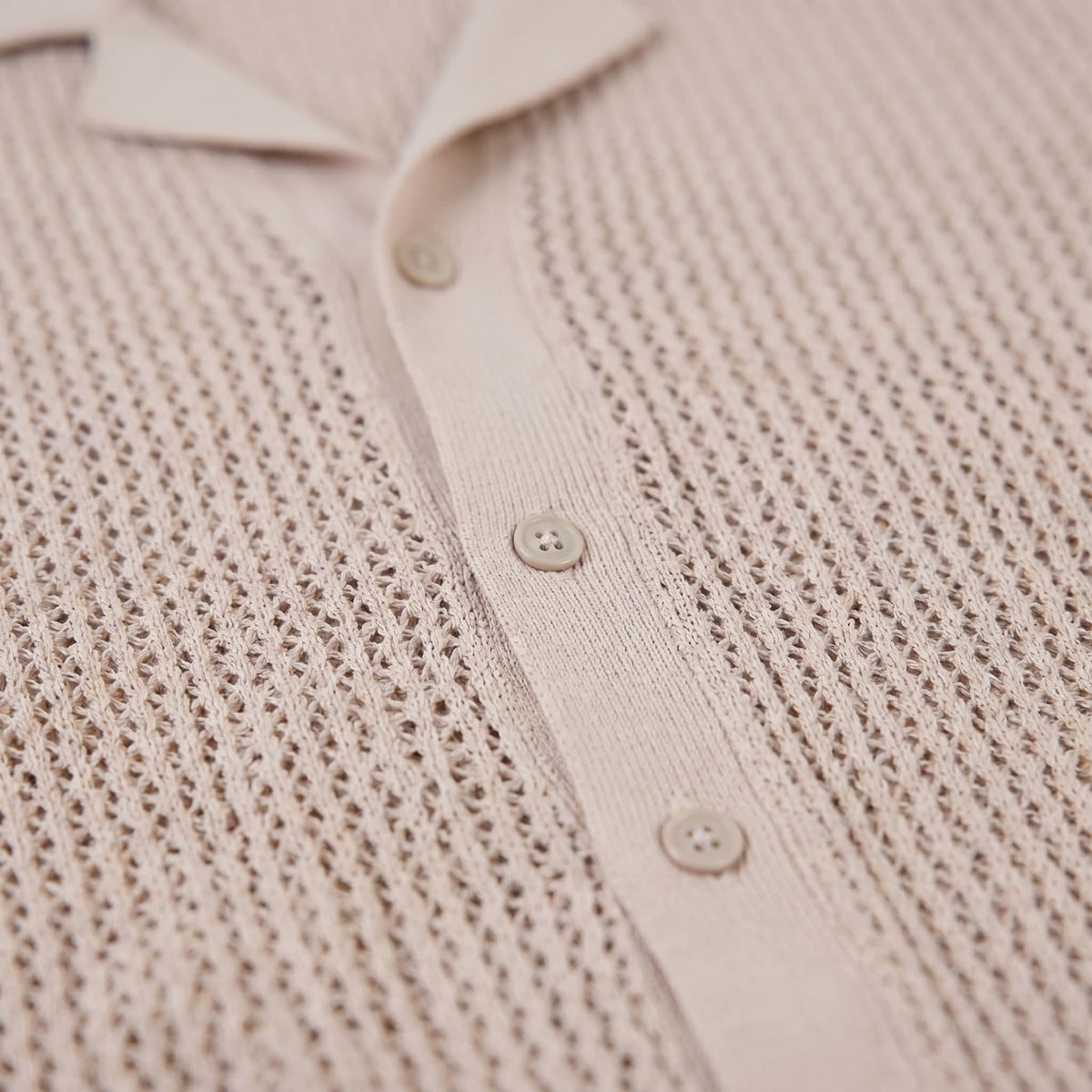 Griffin Open Knit Short Sleeve Shirt