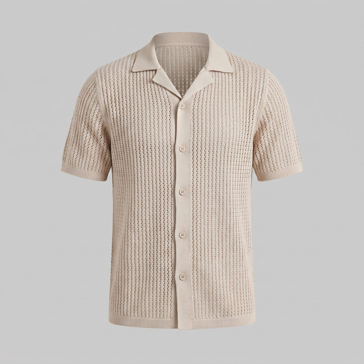 Griffin Open Knit Short Sleeve Shirt_5