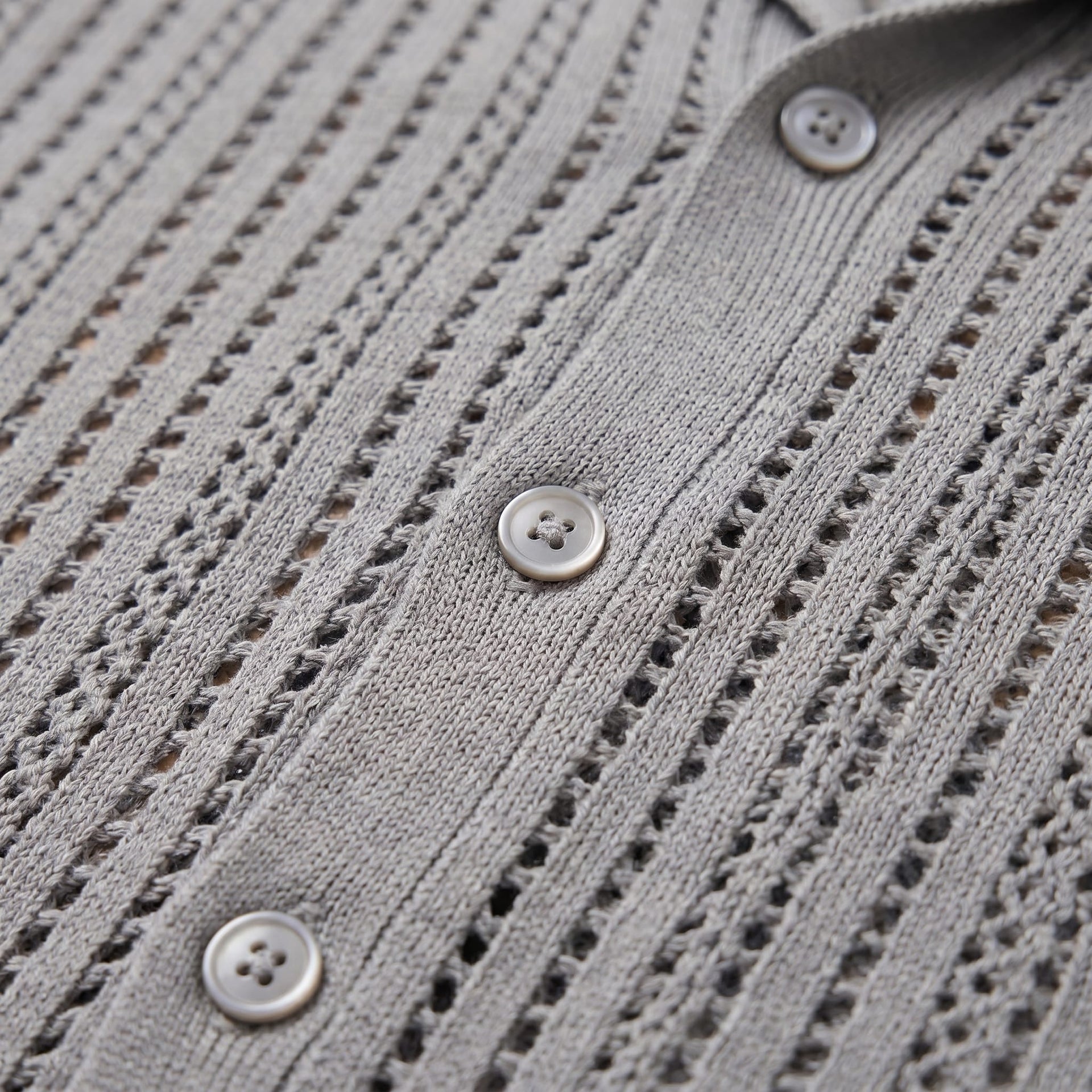 Griffin Open Knit Short Sleeve Shirt