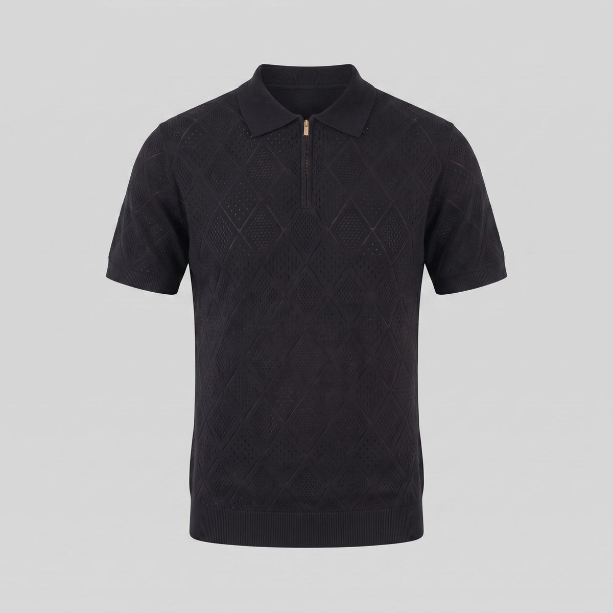 Porter Argyle Knit Quarter Zip Polo_10