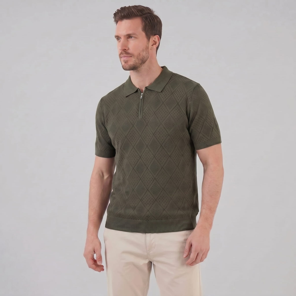 Porter Argyle Knit Quarter Zip Polo_11