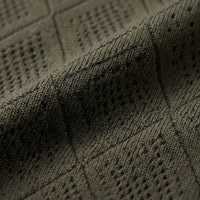 Porter Argyle Knit Quarter Zip Polo