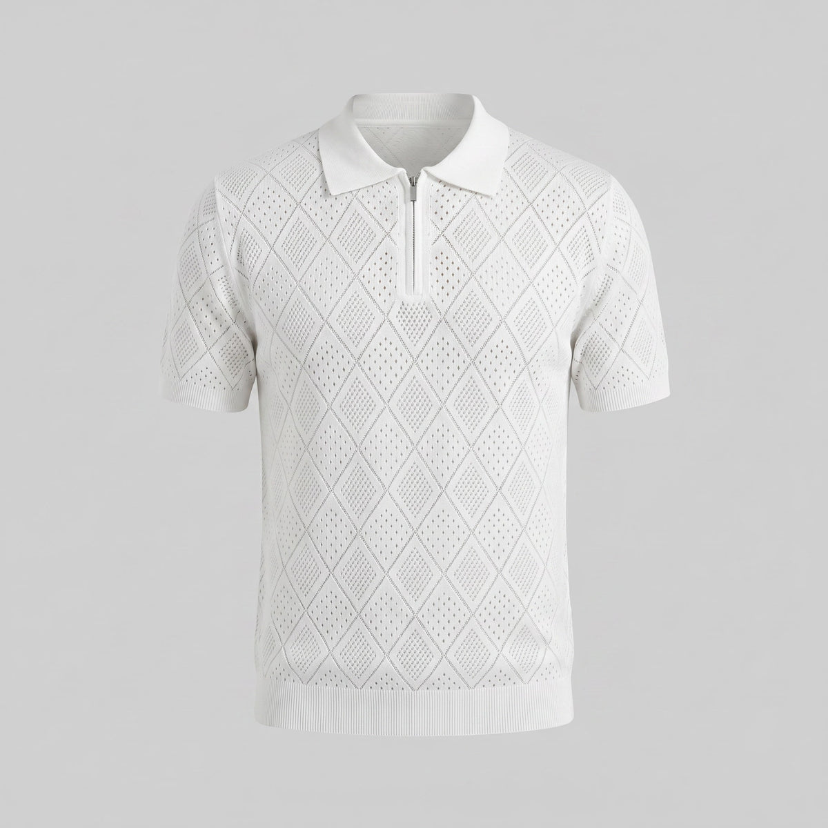 Porter Argyle Knit Quarter Zip Polo_5
