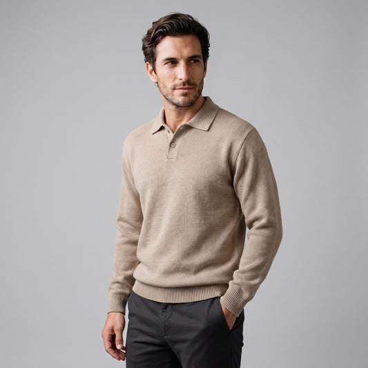 Drew Knit Polo Sweater_1