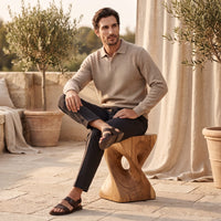 Drew Knit Polo Sweater