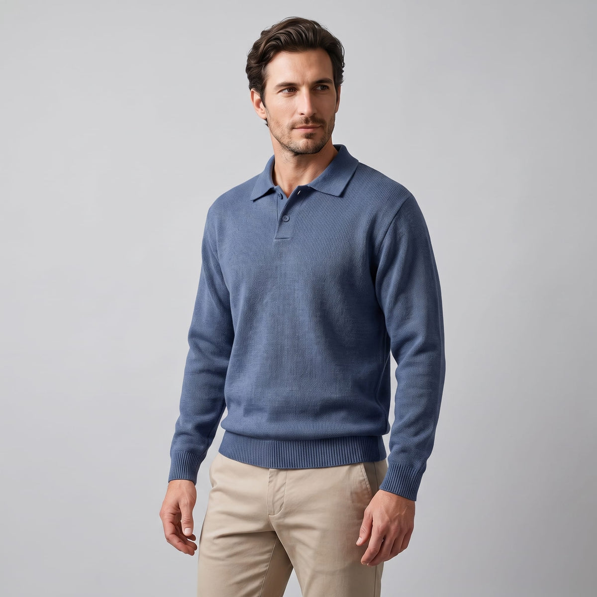 Drew Knit Polo Sweater