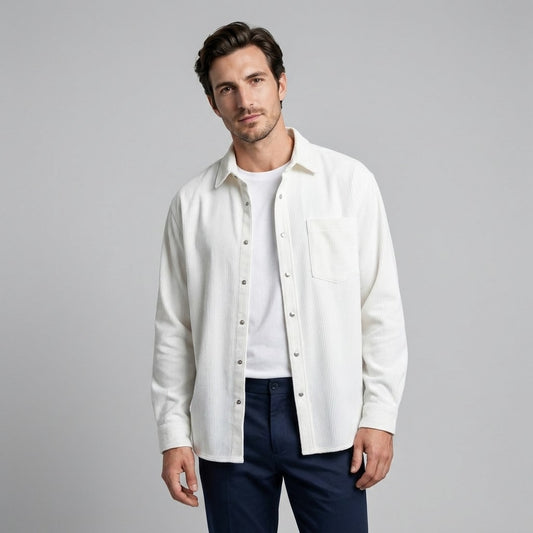 Gunner Oversized Textured Overshirt_1
