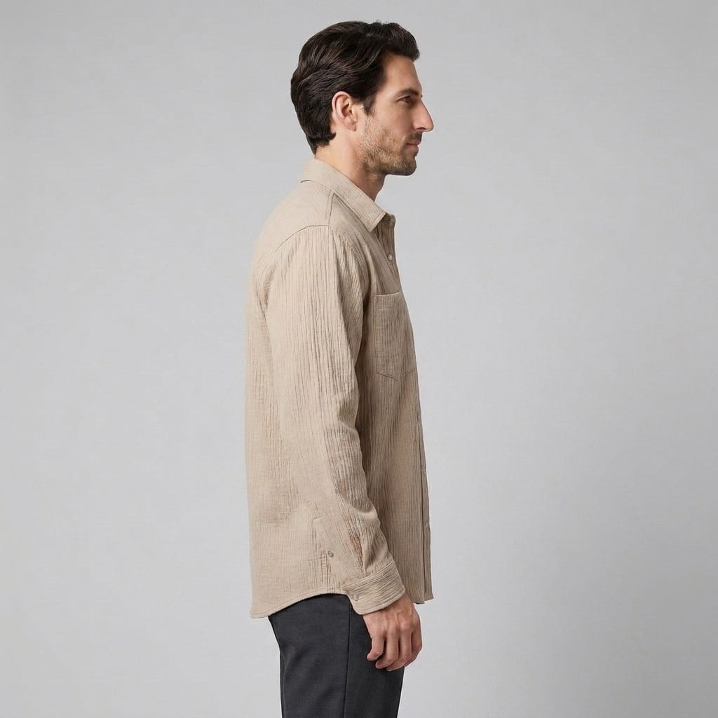 Gunner Oversized Textured Overshirt