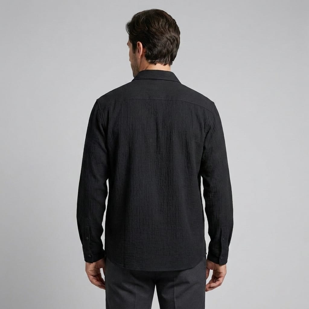 Gunner Oversized Textured Overshirt