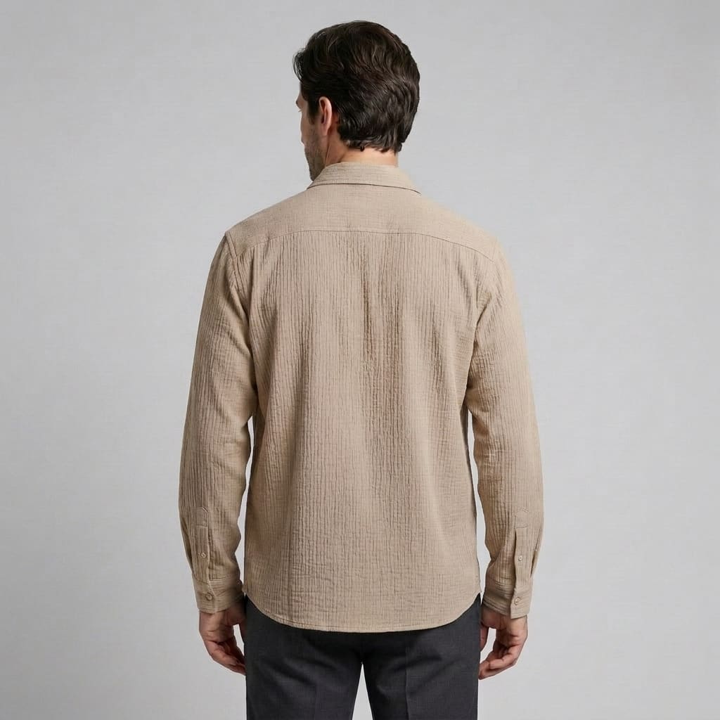 Gunner Oversized Textured Overshirt