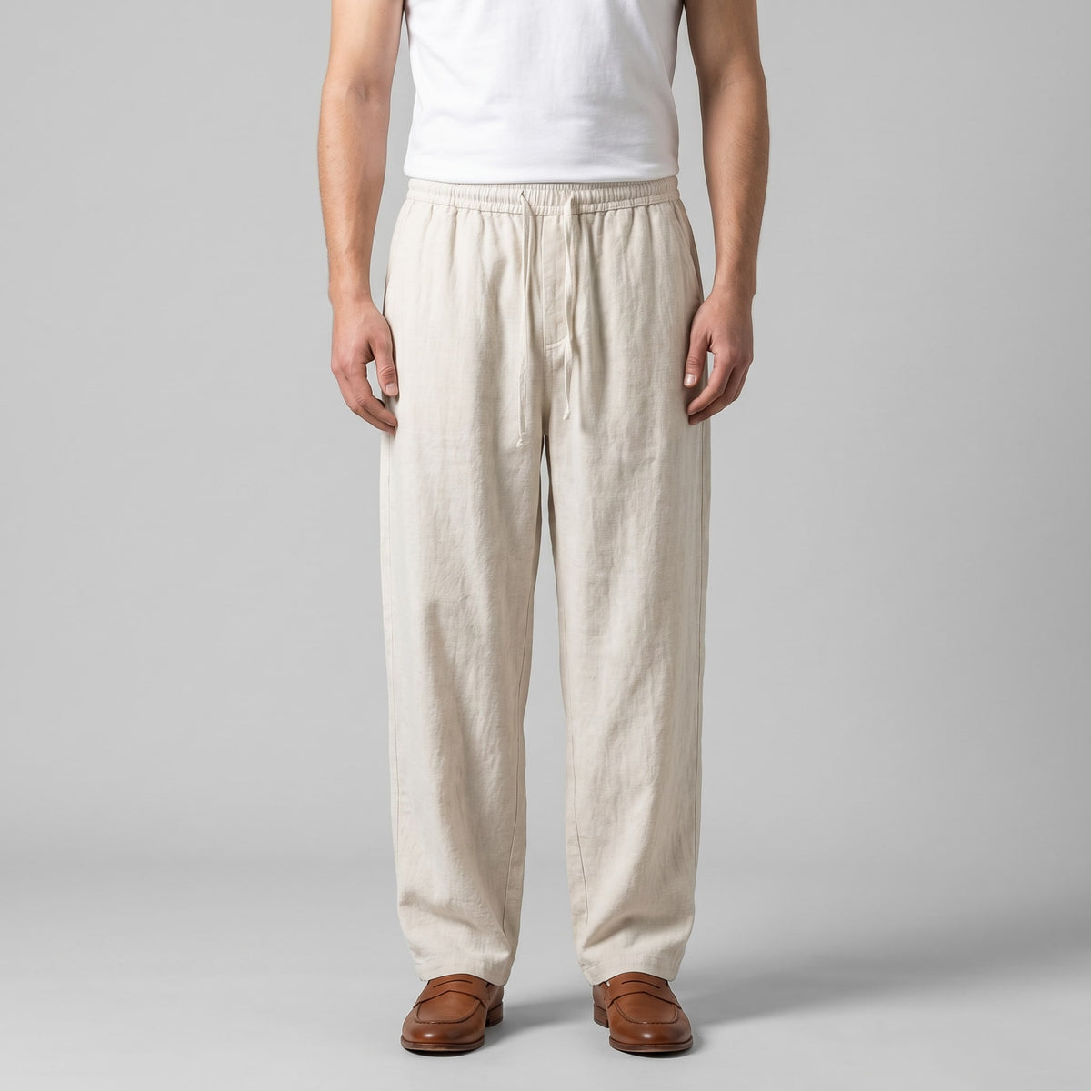 Rex Relaxed Fit Linen Pants