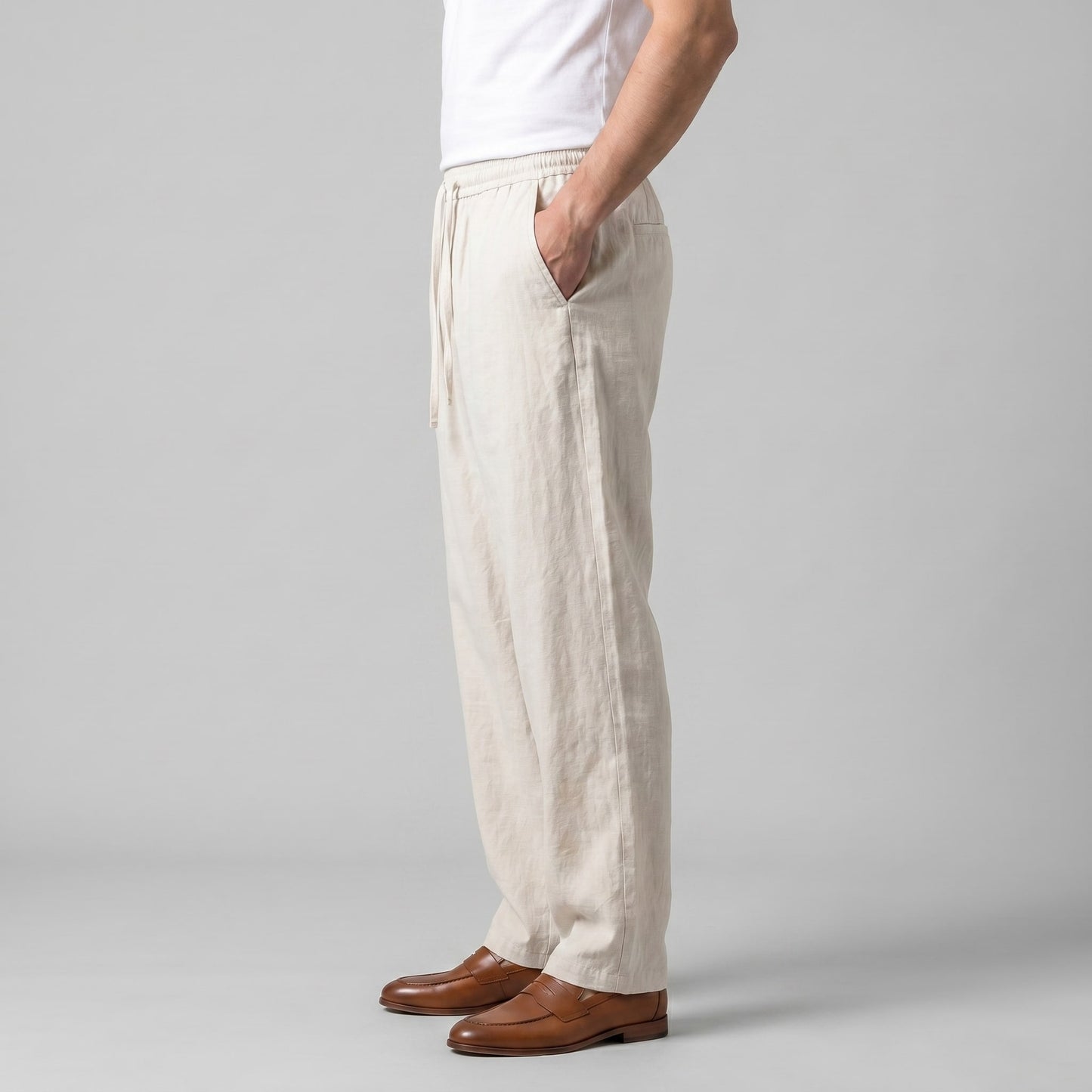 Rex Relaxed Fit Linen Pants_2