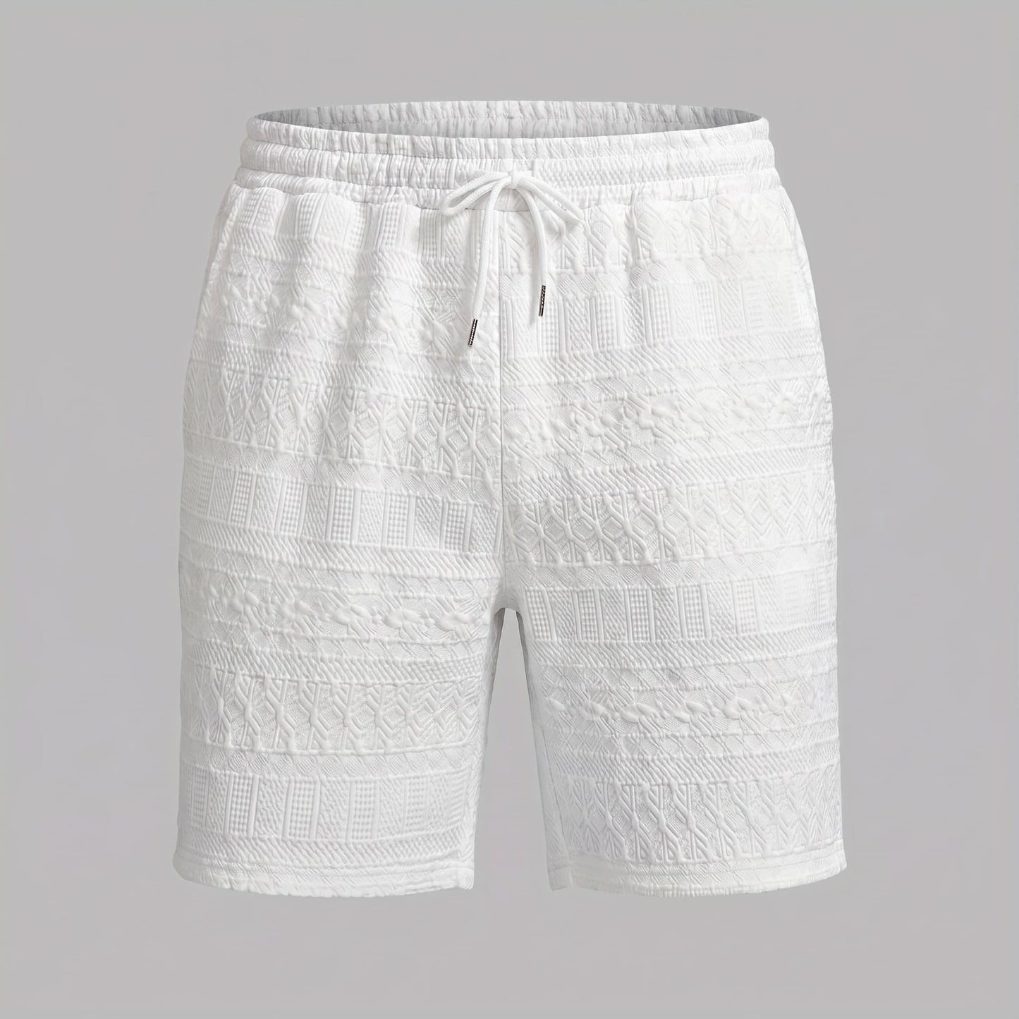 Covington Textured Drawstring Shorts_10