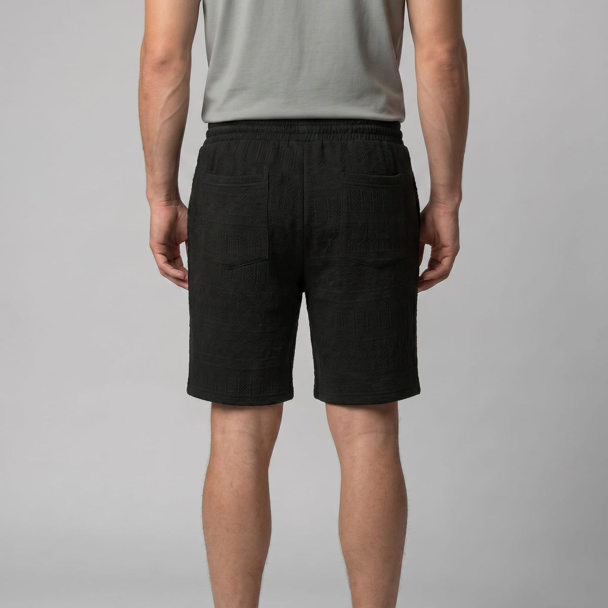 Covington Textured Drawstring Shorts