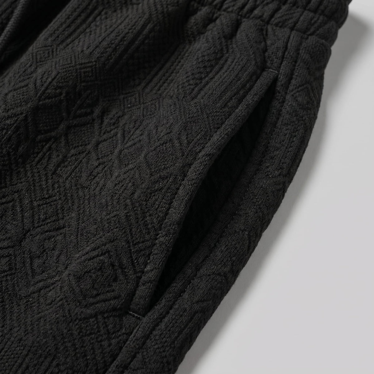 Covington Textured Drawstring Shorts_4