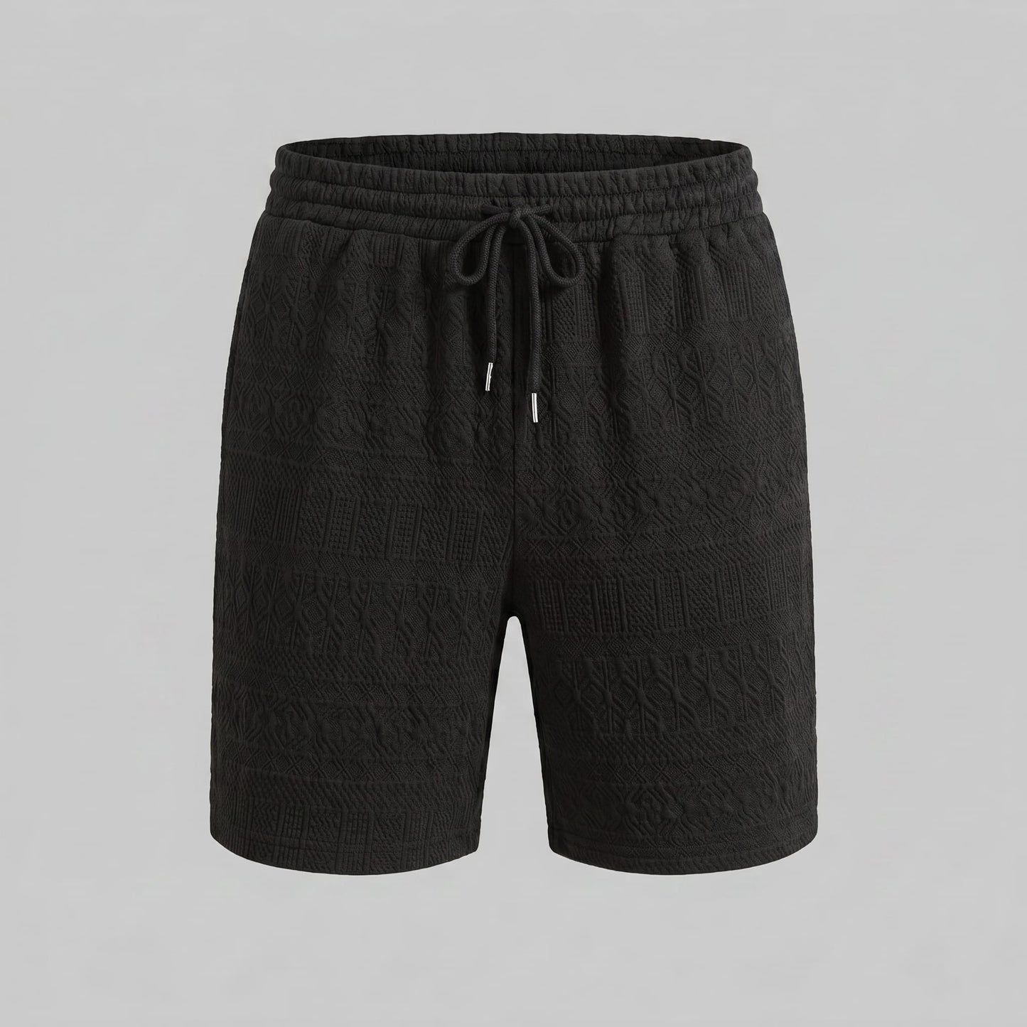 Covington Textured Drawstring Shorts_5