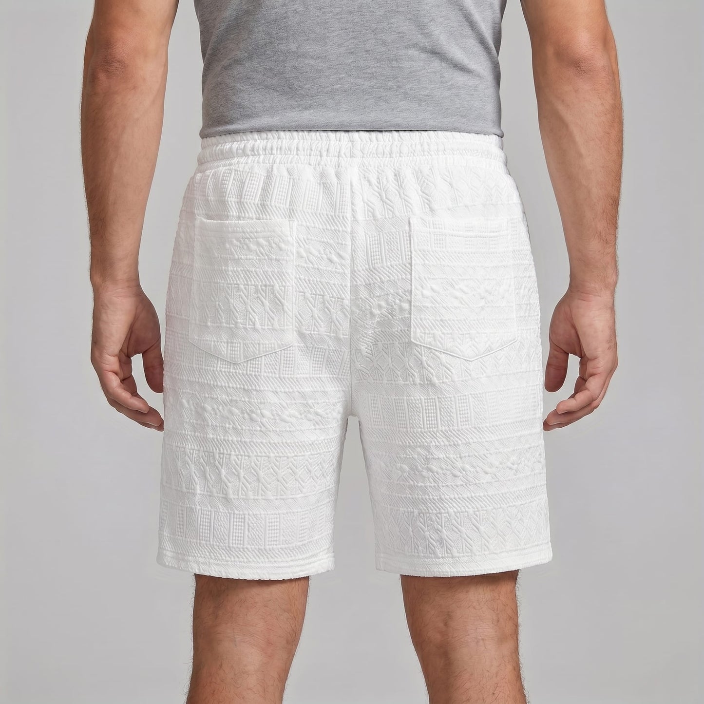 Covington Textured Drawstring Shorts_8