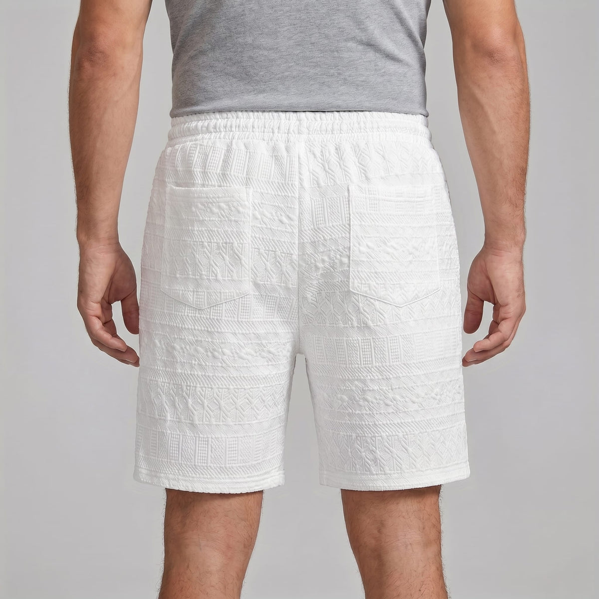 Covington Textured Drawstring Shorts