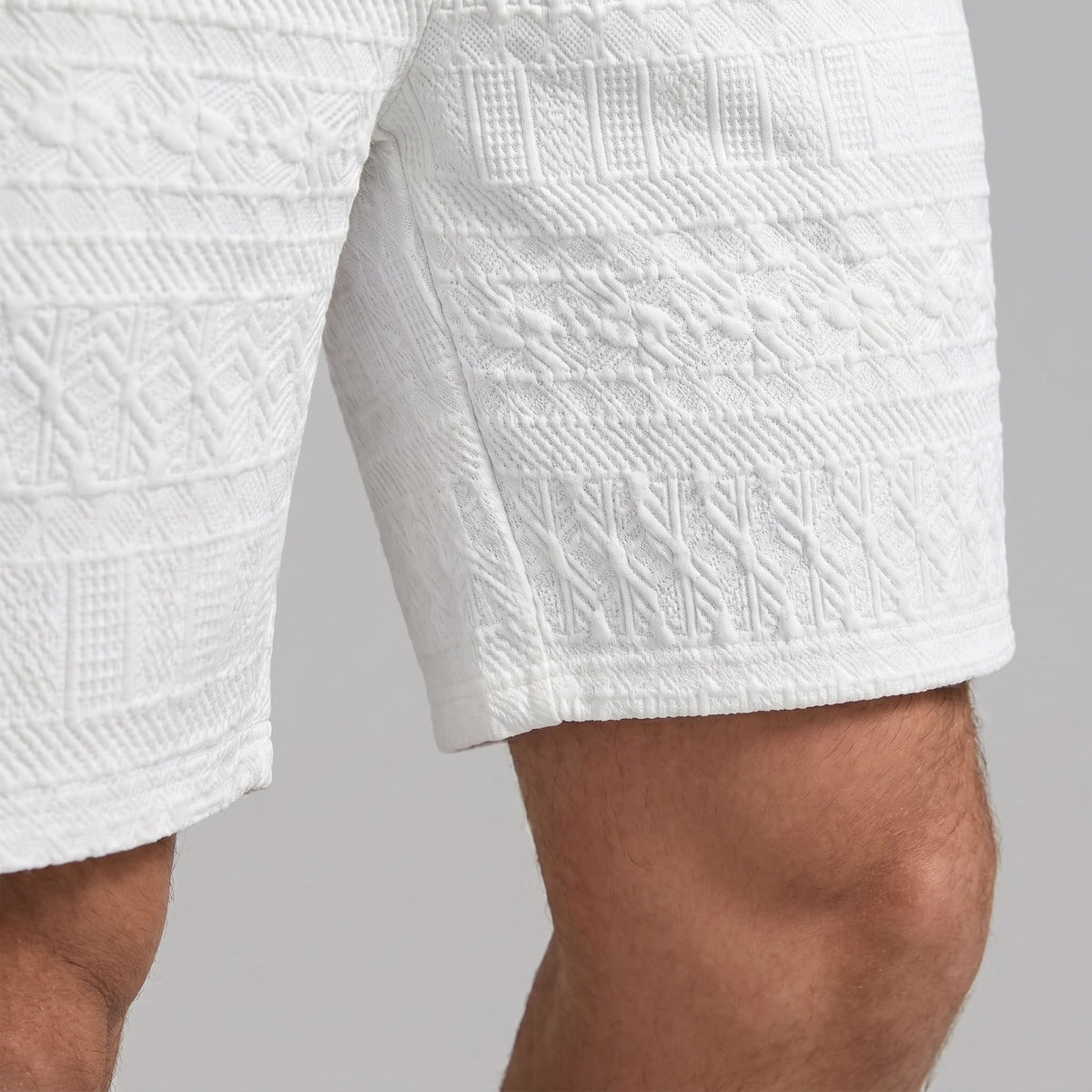 Covington Textured Drawstring Shorts