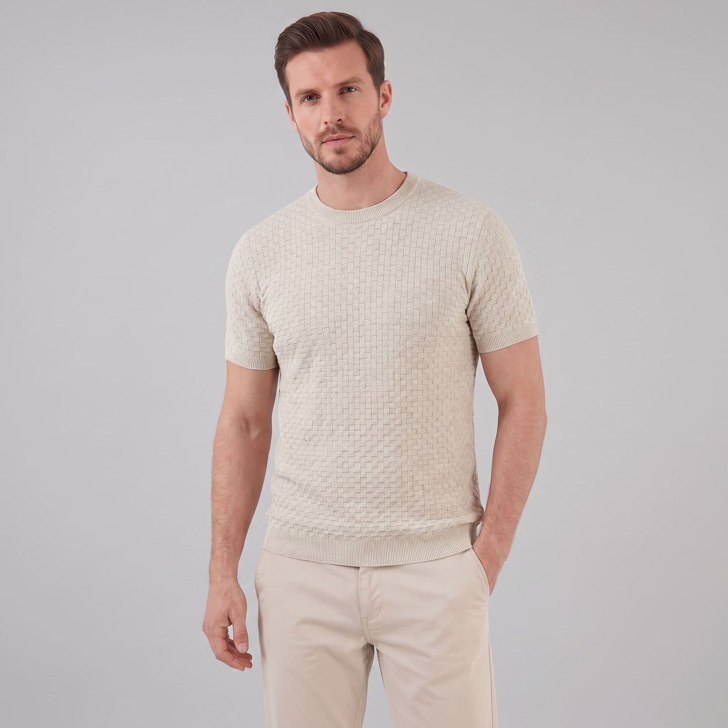 Baxter Basket Weave Knit T-Shirt_1