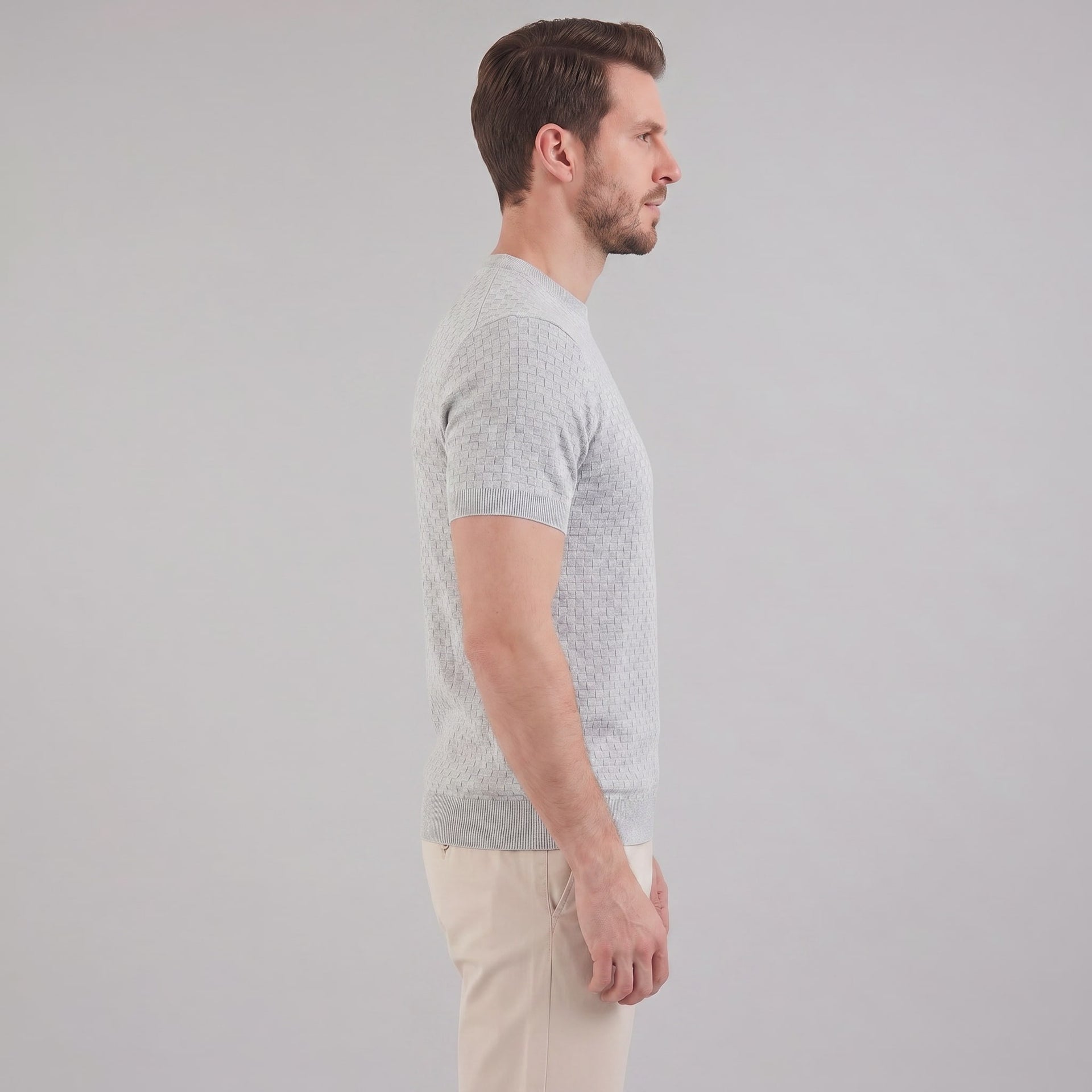 Baxter Basket Weave Knit T-Shirt