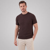 Baxter Basket Weave Knit T-Shirt