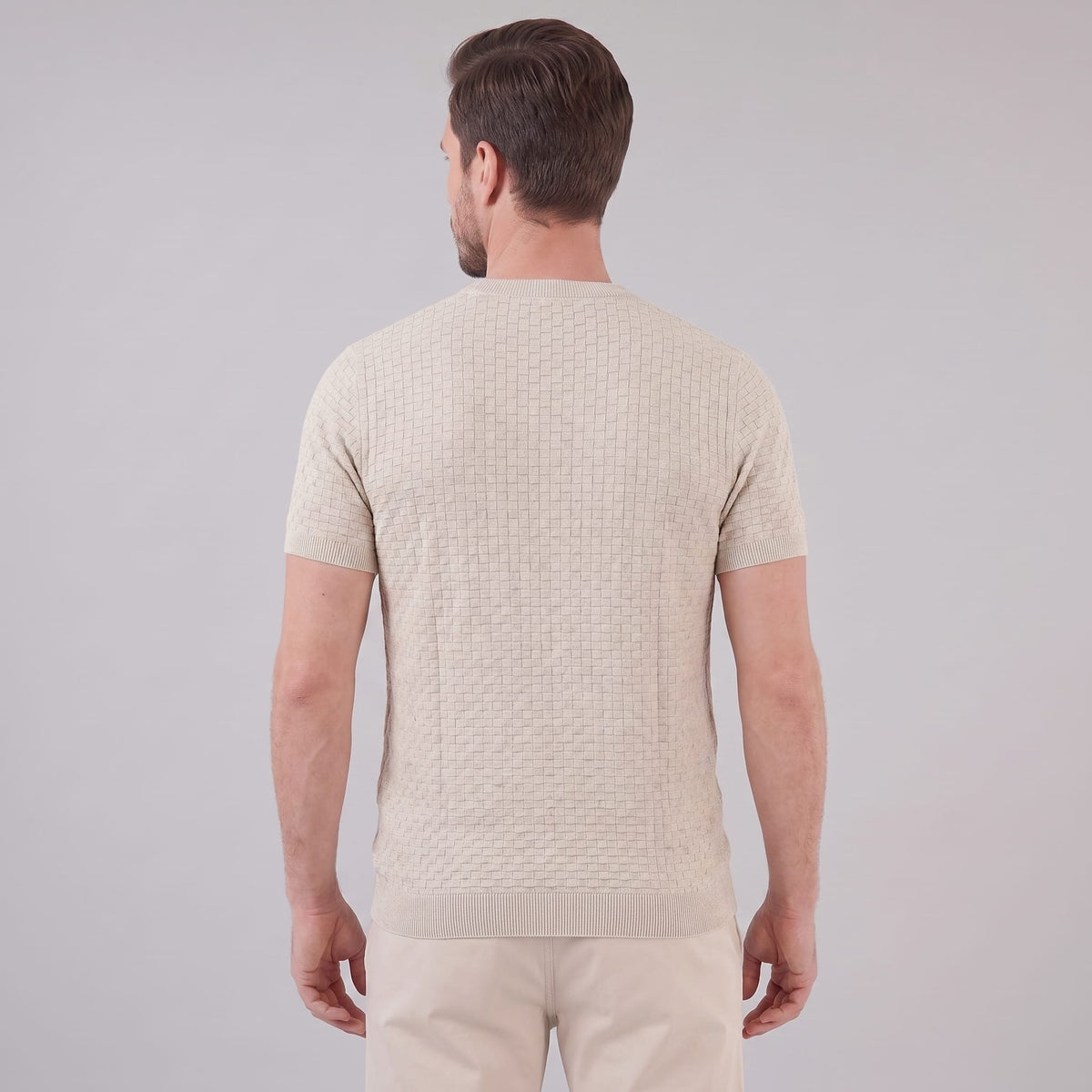 Baxter Basket Weave Knit T-Shirt