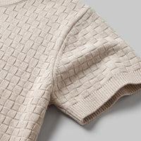 Baxter Basket Weave Knit T-Shirt