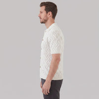 Harlan Basketweave Knit Short Sleeve Shirt