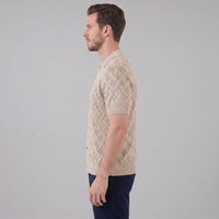 Harlan Basketweave Knit Short Sleeve Shirt