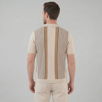 Harrison Striped Knit Short Sleeve Shirt