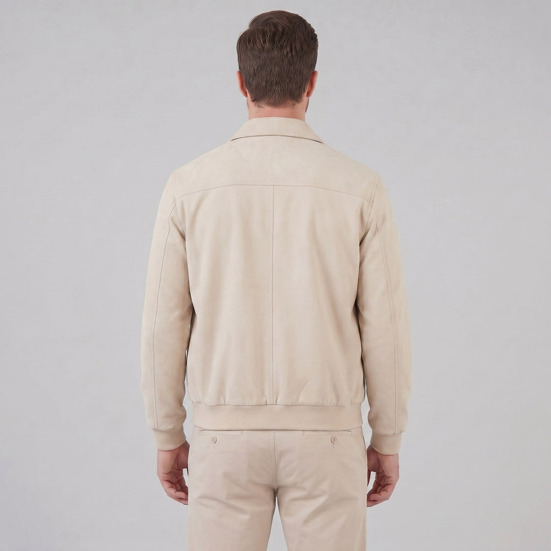 Lancaster Collared Bomber Jacket