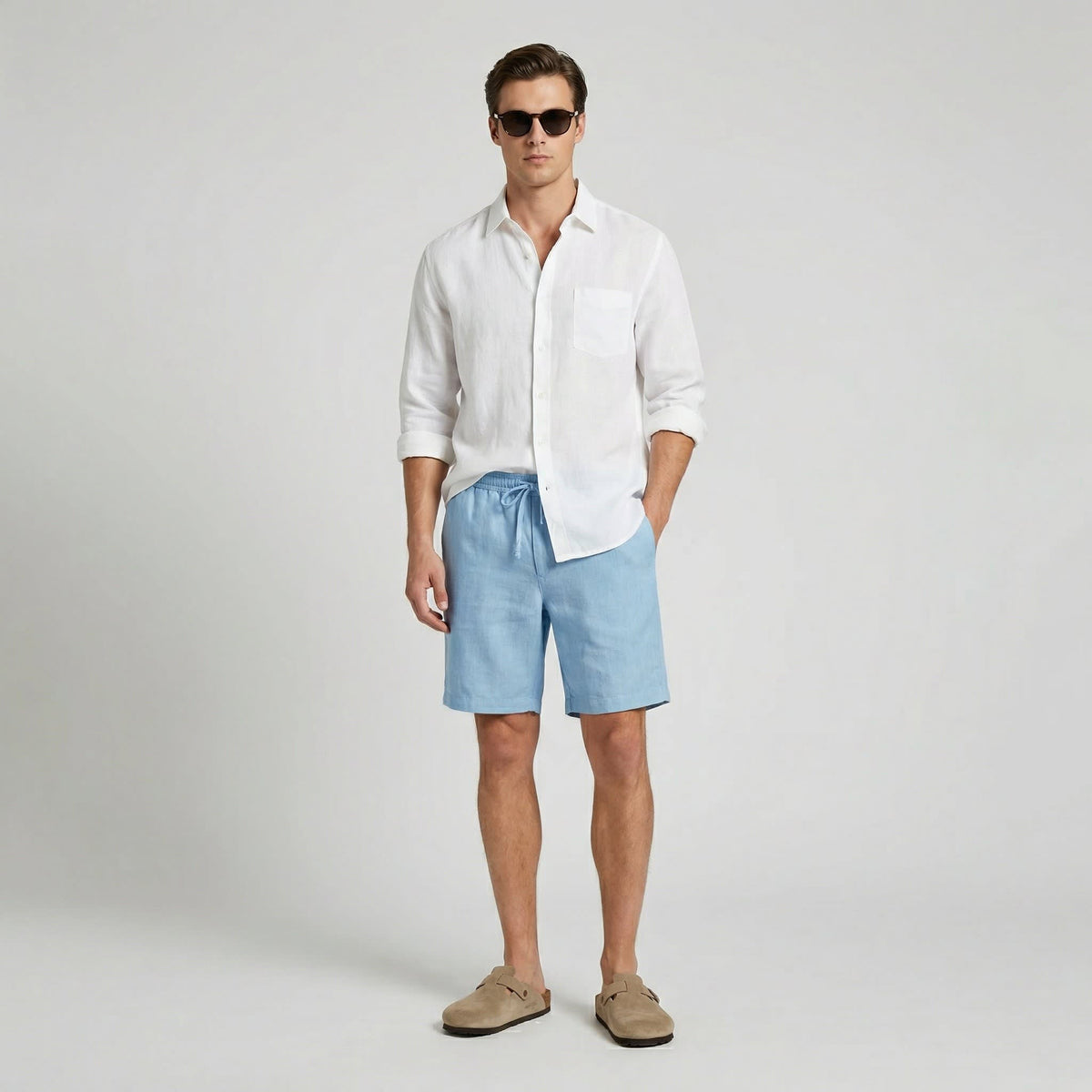 Crawford Linen Drawstring Shorts_2