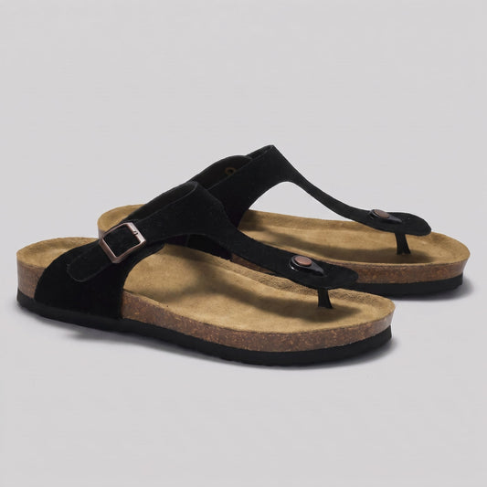 Rollins Buckle Strap Toe Post Sandals_1