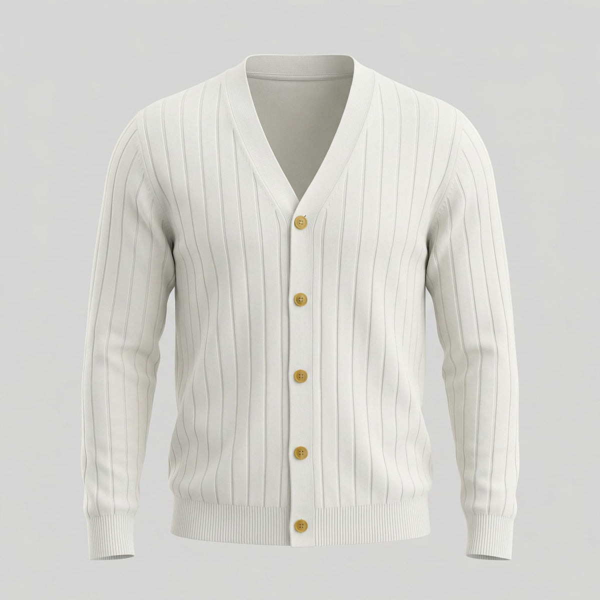 Eamon Ribbed V Neck Cardigan_10