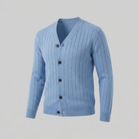 Eamon Ribbed V Neck Cardigan