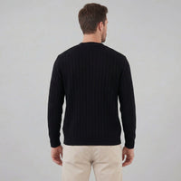 Eamon Ribbed V Neck Cardigan