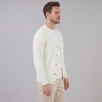 Eamon Ribbed V Neck Cardigan