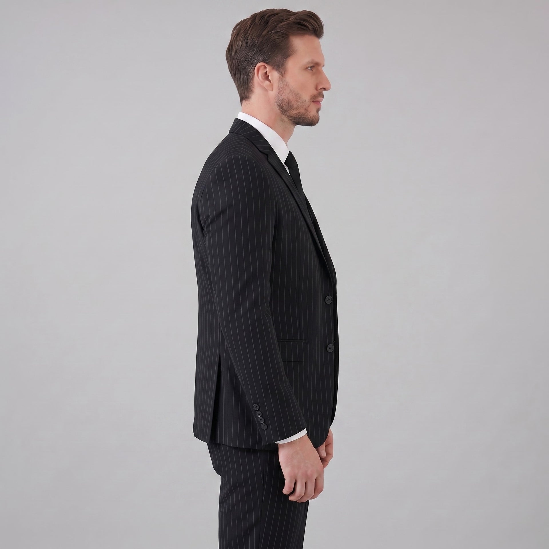 Atlas Pinstripe Business Suit