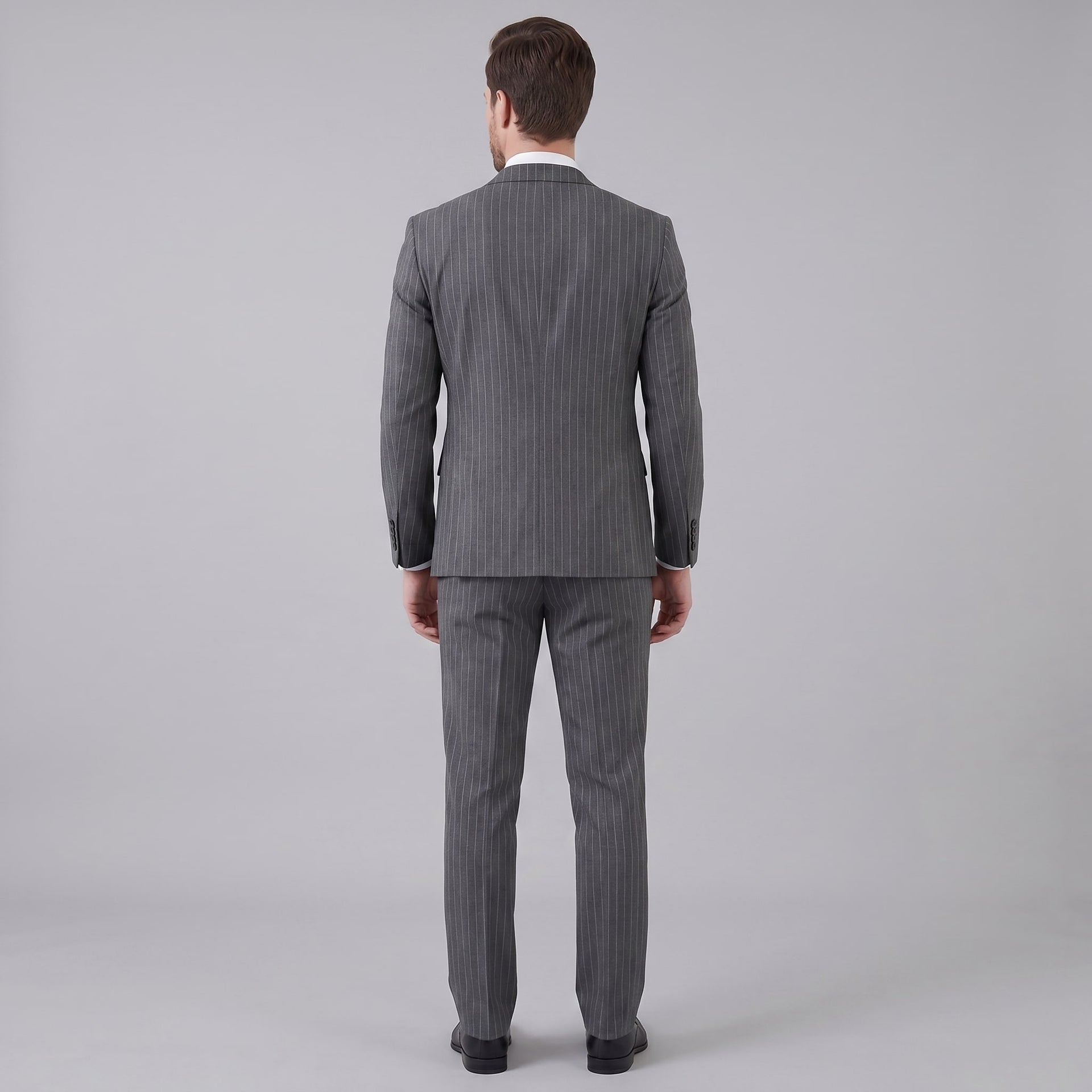 Atlas Pinstripe Business Suit