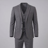Atlas Pinstripe Business Suit