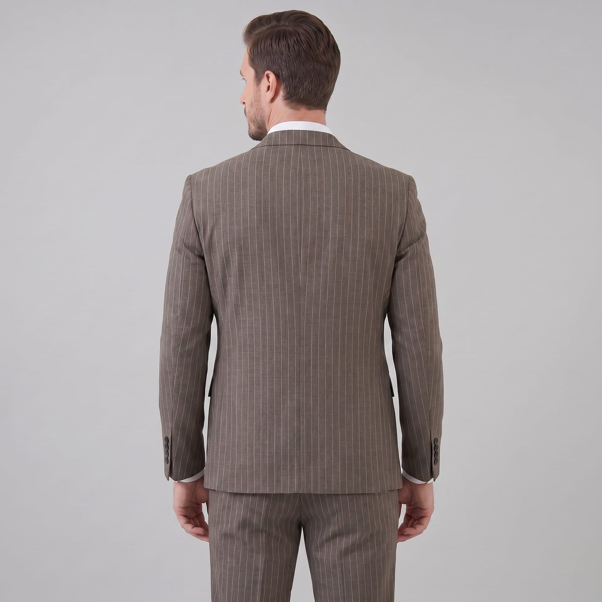 Atlas Pinstripe Business Suit