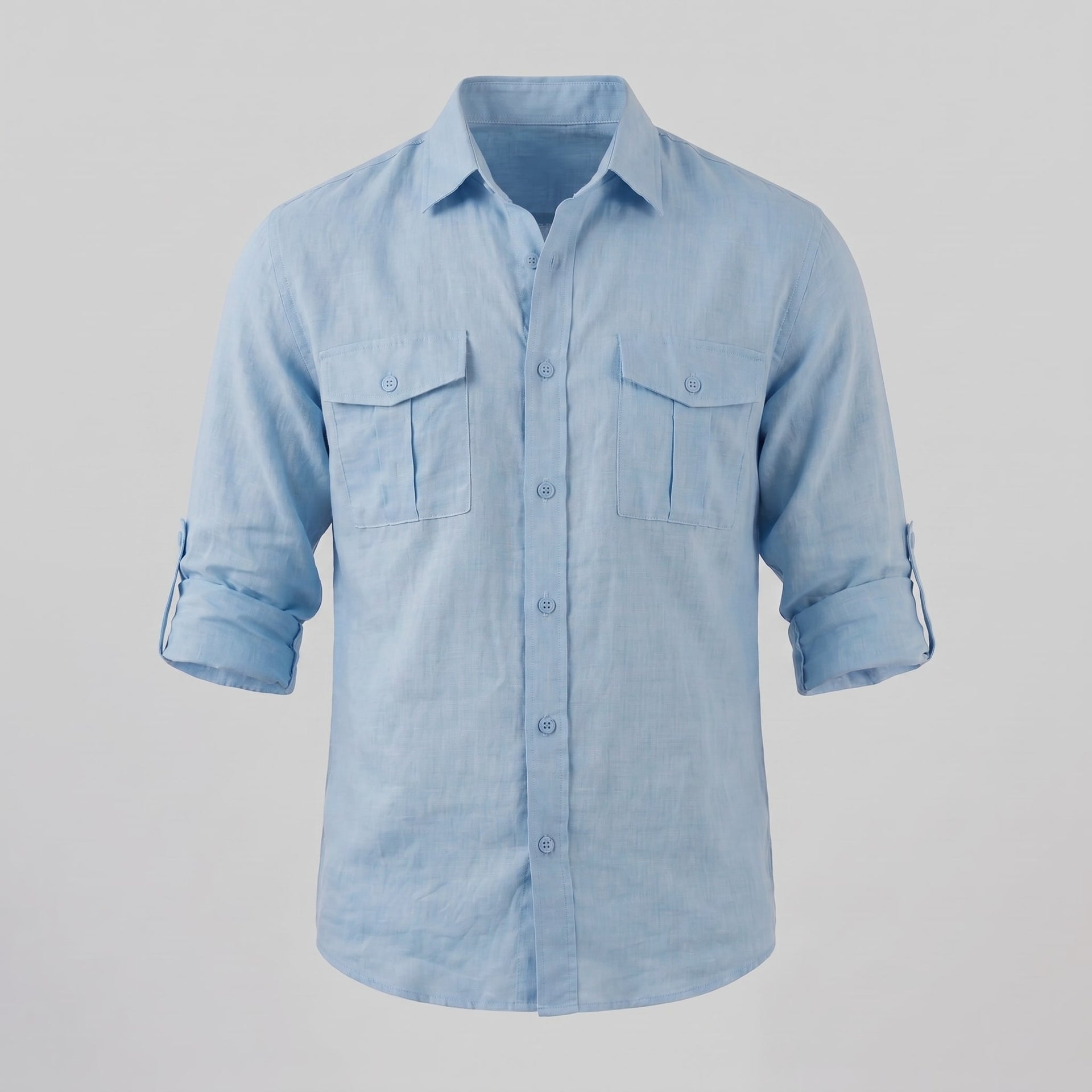 Hayden Linen Blend Long Sleeve Shirt