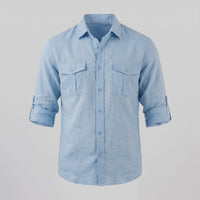 Hayden Linen Blend Long Sleeve Shirt